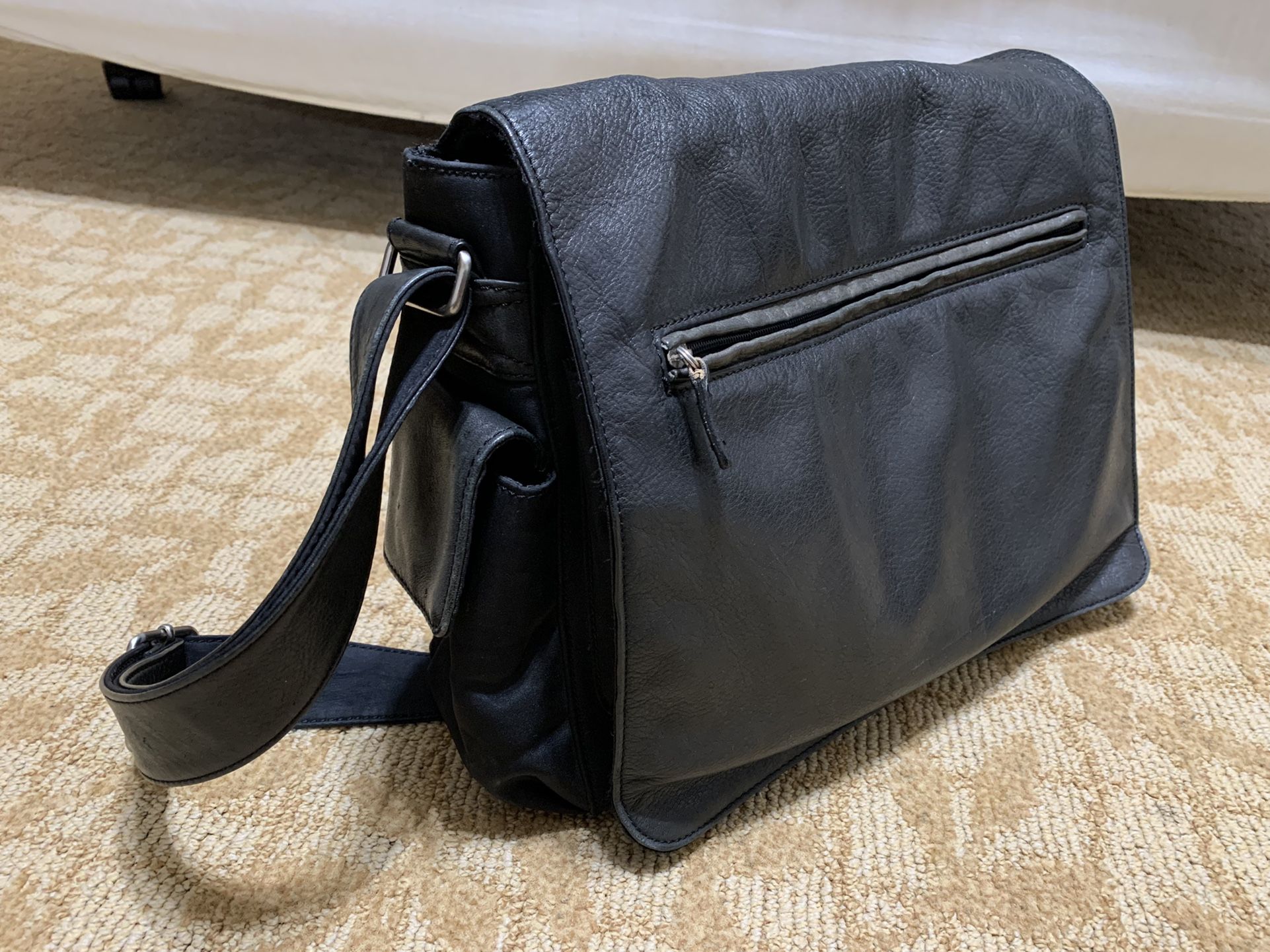 Fossil Leather Messenger Bag