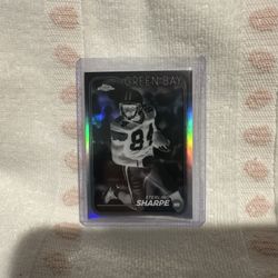 2024 Topps Chrome Football Sterling Sharpe NEGATIVE REFRACTOR SSP