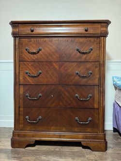 Tall Mahogany Dresser