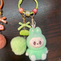 Mini  Labubu Doll Keychain  bundle of 2 for $16