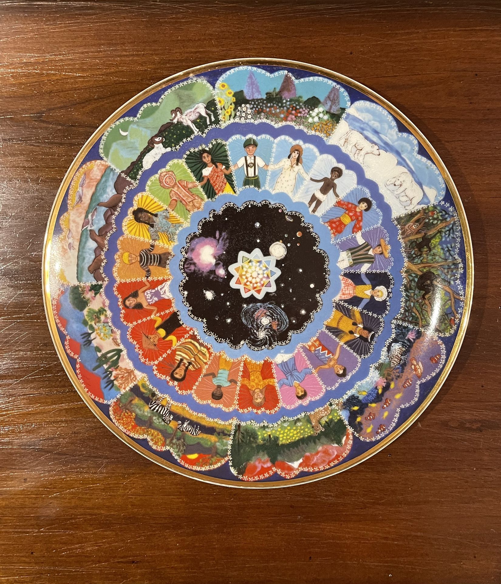 UNICEF Plate Collectors “ The Earth Is But One Country “ First Edition 1980’s
