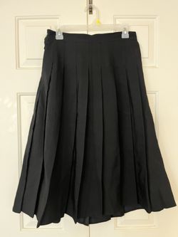 Black Long Skirt, With Pockets