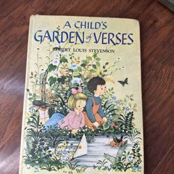 VTG 1973 A Child's Garden Of Verses Robert Louis Stevenson Poetry Book