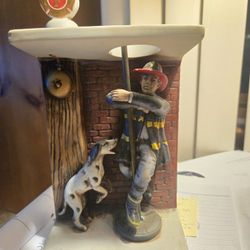 Vintage 1970s Lionstone Fireman Whiskey Decantur 