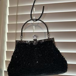 1920s Vintage Beaded clutch handbag