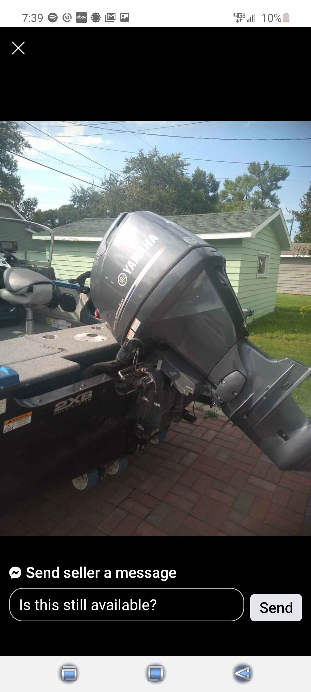 Photo 2015 alumicraft trophy fishing boat with trailor