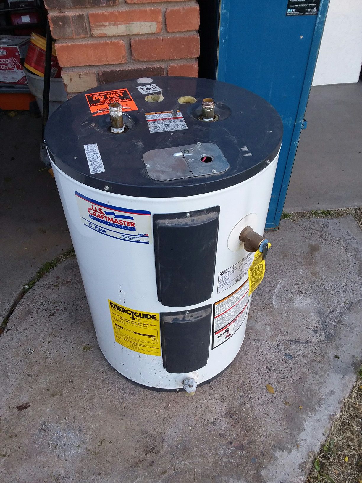 30 gallon lowboy Water heater