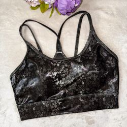 Marika Green Reptile Print Sports Bra