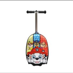Paw Patrol Hard-Side Scooter Luggage with Light-Up Wheels