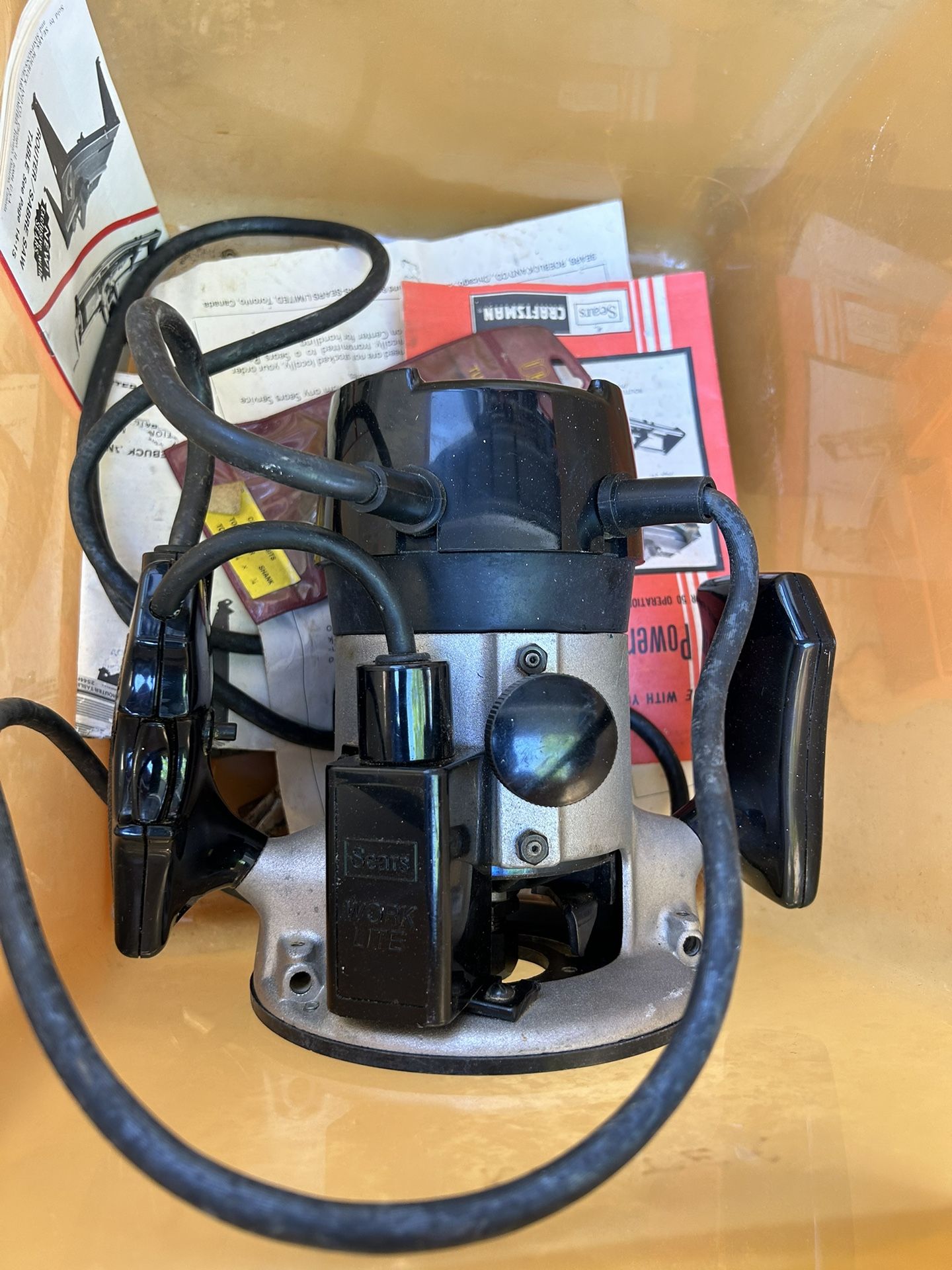 Sears Craftsman Router Model (contact info removed)0 with xtra bits