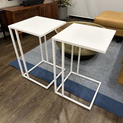 Glasgow metal end table deals