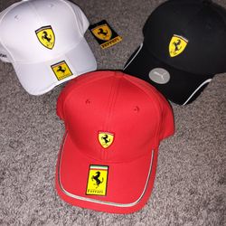 Puma Ferrari Hats / 3 For $100 Or $40 Each