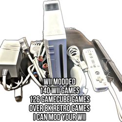 Wii Modded Has 140 Of The Best Wii Games 126 GameCube Games Over 8000 Retro Games I Can Mod Your Wii