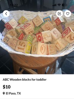 Melissa & Doug Wooden Building Blocks