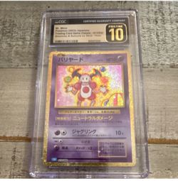 CGC Pristine 10 Pokémon Mr. Mime 013/032 TCG Classic Blastoise Holo JP
