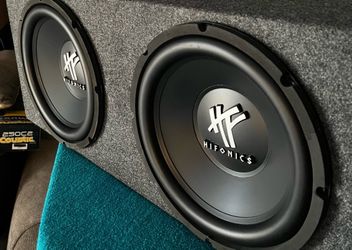 New Hifonics 12” dual subwoofer 🔊 package.