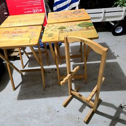 TV Trays with Holder