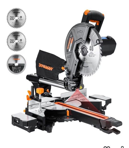 DOVAMAN Updated 10-Inch Sliding Miter Saw,