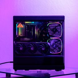 NVIDIA RTX 5070TI CUSTOM PC, 9600X, 32GB CL32 G.SKILL MEMORY, BRAND NEW HYTE Y40 VERTICAL GPU