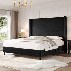 ❤️‍🔥 #A King Upholstered Bed Frame