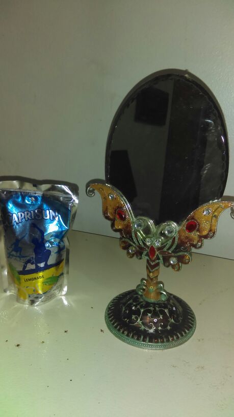 Vintage*Butterfly vanity mirror