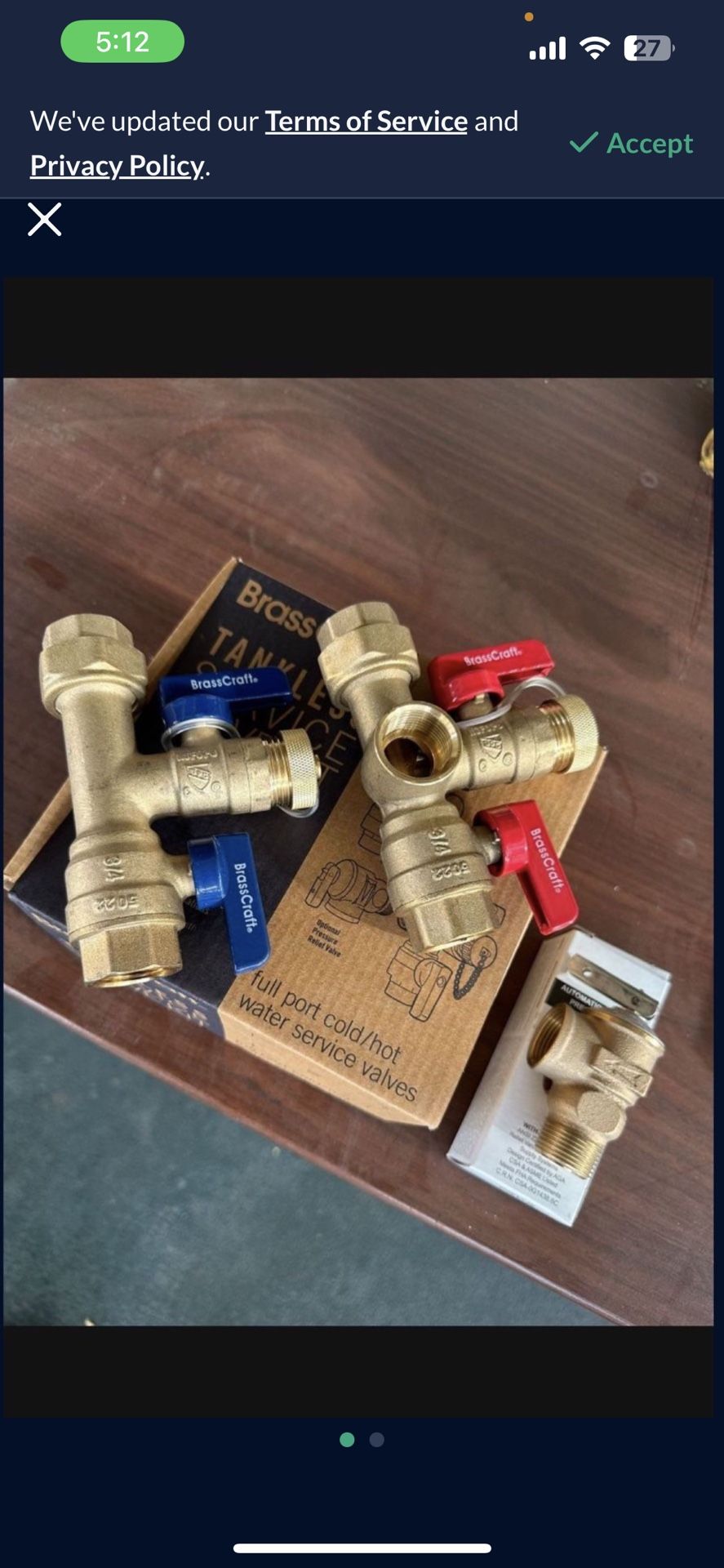 Water Heater Valves