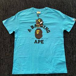 Baby Blue Bape Tee