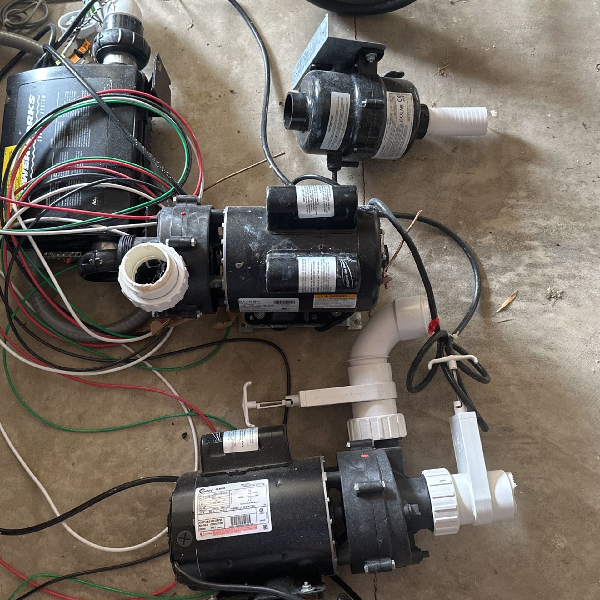 2 Pumps, Blower, & Control Module 