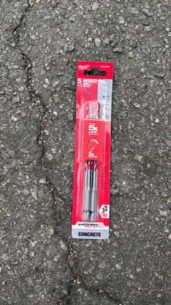 Milwaukee carbide hammer drill bits 3/16”