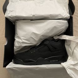Nike Air Jordan 4 Black Cat Mens Size 13 