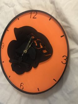 OSU COWBOYS CLOCK