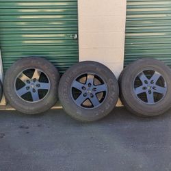 Jeep Wrangler 17 Inc Rims 