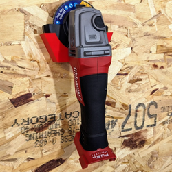Milwaukee M18 Angle Grinder Wall Mount Holder – 3D Printed
