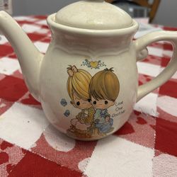 Precious Moments Tea Pot