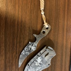 Air Brushed Knife And Sheath 