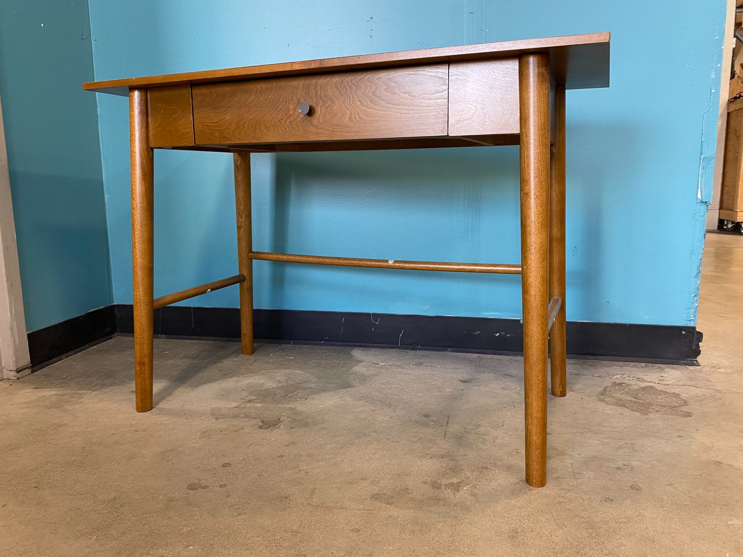 OAKPARK Walnut Brown Wooden Desk
