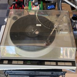 Denon DP-35F Direct Drive Fully Automatic Turntable W/Shure VN35MR Cartridge