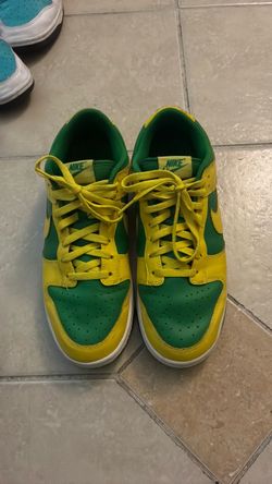 Nike Dunk Low Green Yellow Sneakers
