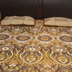 Luxury Jacquard Fancy Bedsheet Queen Size