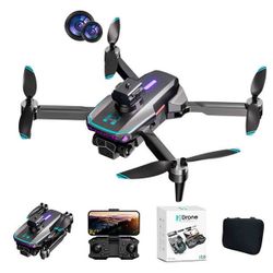 New In Box Dwi Dowellin Drone Professional Quadcopter Brushless Obstacle Avoidance ESC Dual Camera Fixed Height RC Aircraft Toy Gift