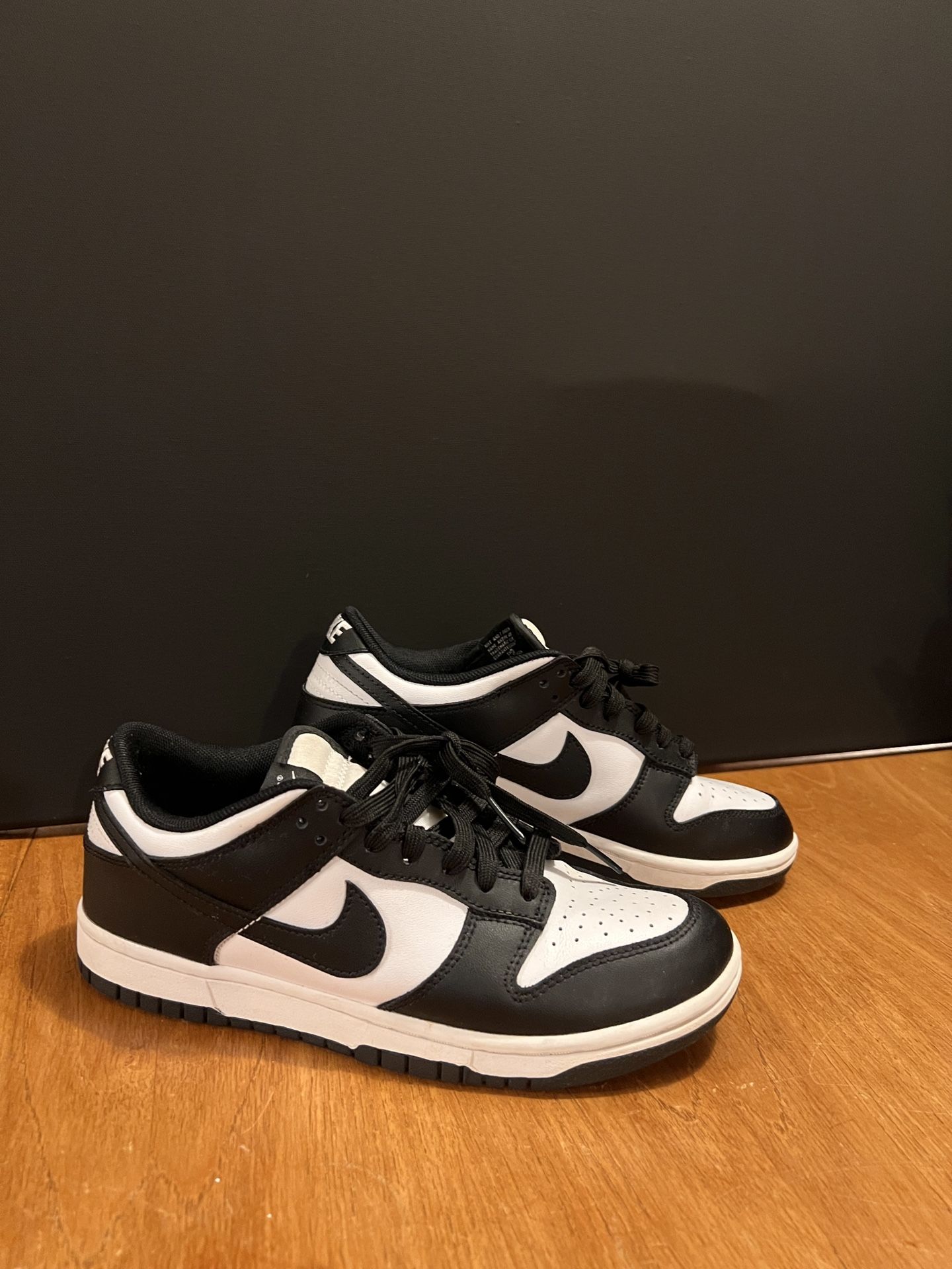 Nike Black And White Low Dunks