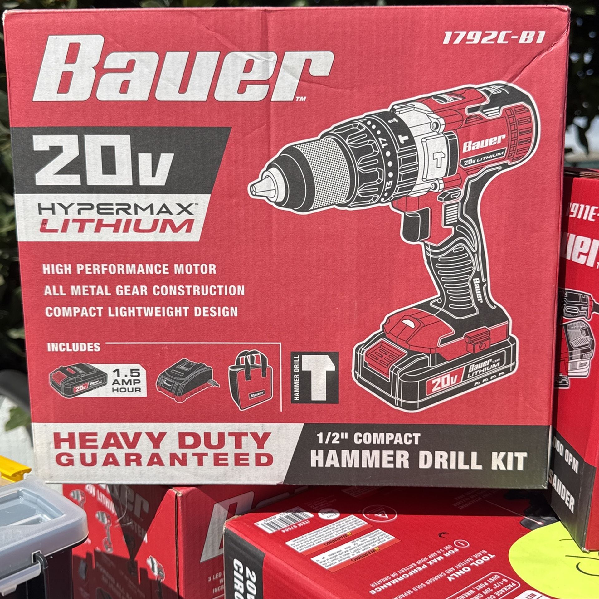 BAUER HAMMER DRILL KIT