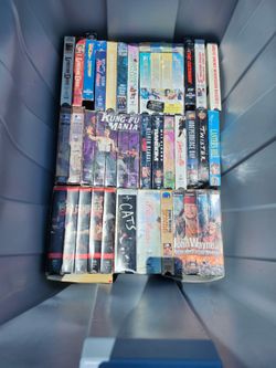 Large vintage VHS collection