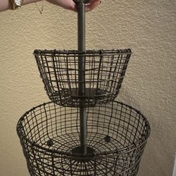 Crate & Barrel Fruit Basket 