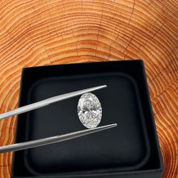 3.01 Carat oval shape lab-grown certified diamond 💎