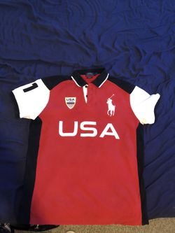 Red Polo Ralph Lauren shirt