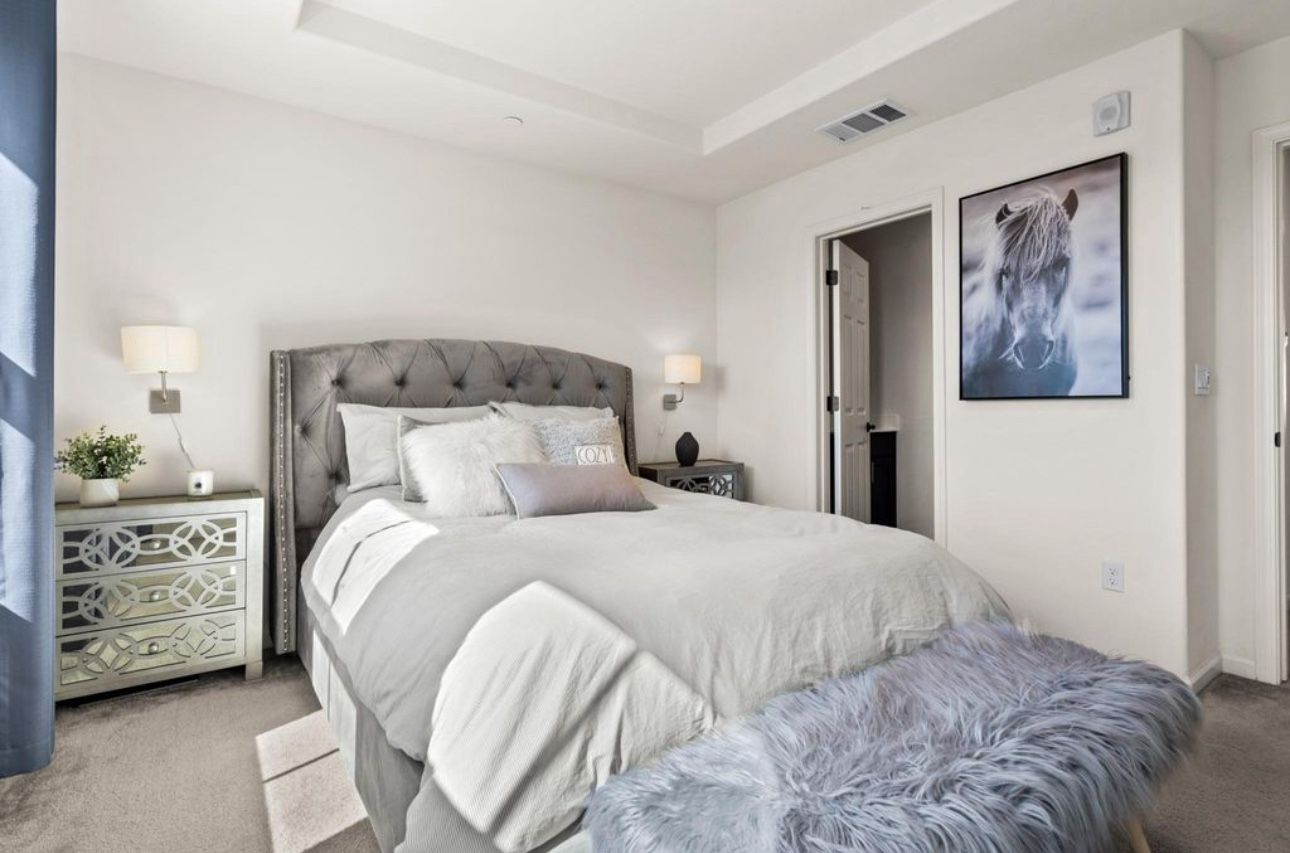 Queen Bed And Side Tables