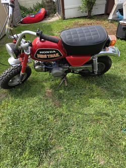 1972 honda z 50 mini trail with original title or trade for. read description