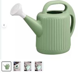 Vigoro 2 Gal. Green Multi Grip High Density Plastic Watering Can