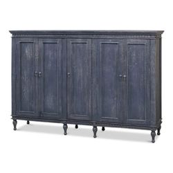 New Sarreid Ashlyn 79” Solid Wood Sideboard | New Open Box $3,000 Retail - Delivery Available